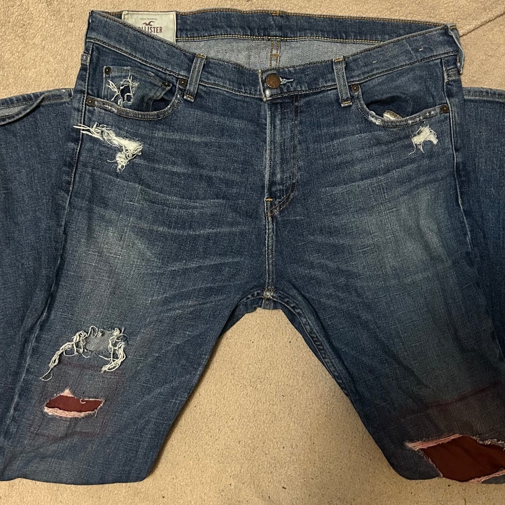 Men Ripped Hollister Jeans 👖